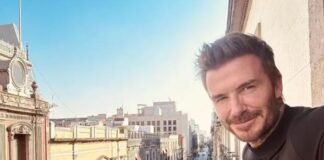 El futbolista inglés David Beckham disfruta de CDMX