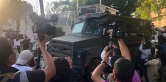 Convoy sale de la FEMDO con presuntamente Ovidio «N» Convoy