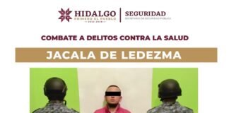 Detienen a presunto narcomenudista en Jacala Detenido Jacala