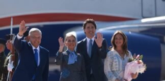 Llega Justin Trudeau al AIFA
