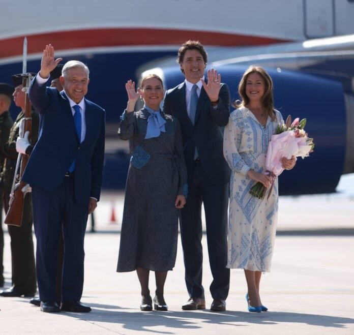 Llega Justin Trudeau al AIFA Llega Justin Trudeau al AIFA