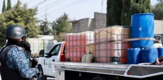 Más de 39 mil litros de huachicol, droga y 12 presuntos delincuentes son asegurados en Bomintzha