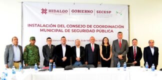 Instalan Consejo Ejecutivo Municipal de Seguridad Publica en Tulancingo