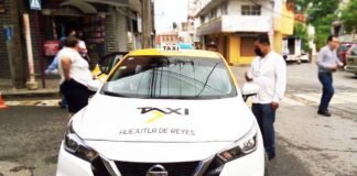 Revocación de concesión a taxista en Huejutla