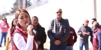 Marisol Ortega inaugura obra en el corredor Industrial en Cd. Sahagún