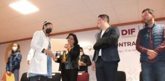 Edda Vite reconoce al personal del área de Oncología Pediátrica, Centro Evat