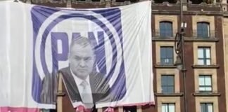 Se registra escasa asistencia de manifestantes en la marcha en defensa del INE