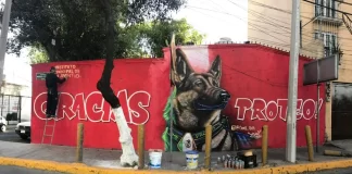 Honor a Proteo: Pintan mural en Tlalnepantla