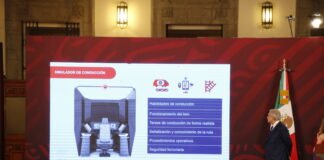 Presentan simulador de conducción para el Tren Maya