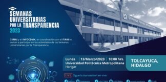 Hidalgo es sede de las Semanas Universitarias por la Transparencia 2023: INAI