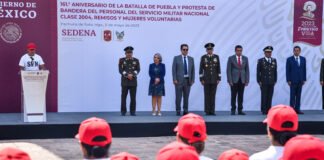 Autoridades conmemoran el 161º aniversario de la Batalla de Puebla