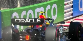 Checo Pérez choca y saldrá último en Mónaco: «Es un error costoso»