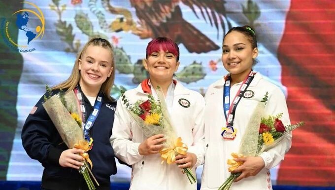 Alexa Moreno obtiene medalla de oro en el Panamericano de Gimnasia Artística