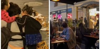 Policías le tiran su canasta a mujer que vendía churro con sus hijas