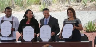 Hidalgo firma convenio de colaboración con el sector ambiental federal
