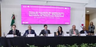 INE y SRE coordinan prueba piloto para el ejercicio del voto presencial de mexicanos en el extranjero