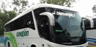 Dos personas se avientan de un autobús para evitar asalto con machete