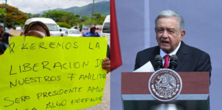 Fuerzas federales trabajan para localizar a los 16 funcionarios secuestrados: AMLO