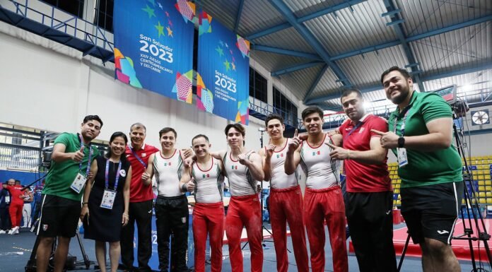 Selección mexicana varonil de gimnasia artística conquista el oro en los Centroamericanos