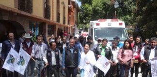 SIPDUS da banderazo a camino empedrado y anuncia dos obras más en Mineral del Chico