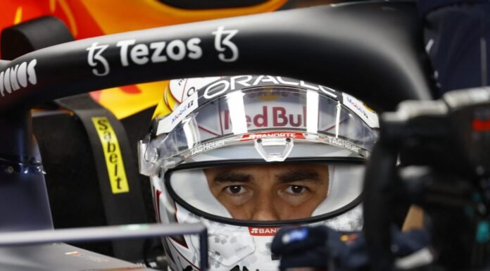 ‘Checo’ Pérez es cuarto lugar en segunda práctica de la GP en Gran Bretaña