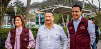 Continúa rehabilitación en parque de los Hombres Ilustres de Plaza Juárez