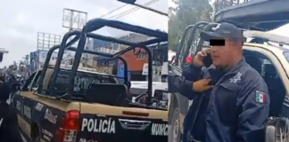 Patrulla de Ecatepec se pasa el alto y atropella a una mujer, testigos intentan lincharlo