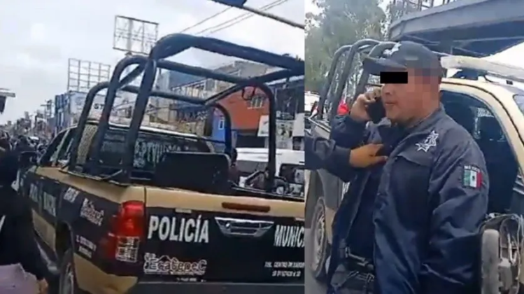 Patrulla de Ecatepec se pasa el alto y atropella a una mujer, testigos ...