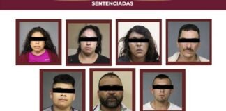 Dictan 80 años de prisión a siete personas por secuestro agravado