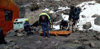 Rescatan los cuerpos de alpinistas que ayer se accidentaron en el Pico de Orizaba