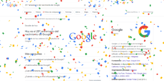 Google festeja el 25º aniversario de su nacimiento con doodle histórico