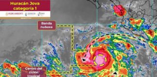 Huracán Jova subirá a categoría 4 en MENOS de 24 hrs