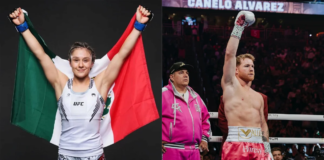 ‘Canelo’ elogia a la campeona de la UFC Alexa Grasso