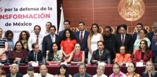 Claudia Sheinbaum y Eduardo Ramírez llaman a fortalecer Morena en todo el país