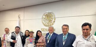 Ana Lilia Rivera refrenda compromiso de trabajar por derechos políticos de comunidad migrante