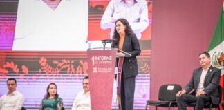 María Luisa Alcalde reconoce el gobierno y trabajo de Julio Menchaca