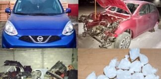 SSPH asegura lote que era utilizado para desmantelar vehículos