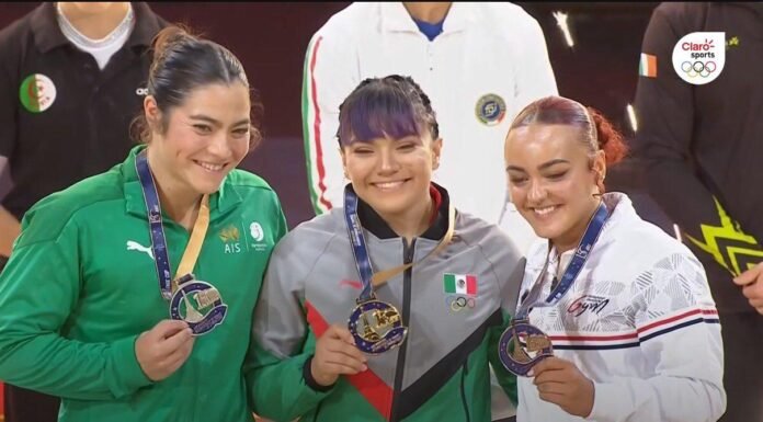 Alexa Moreno gana medalla de oro en la Copa del Mundo de Gimnasia Artística
