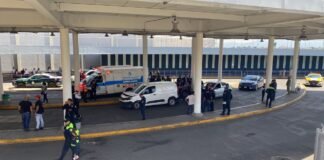 Enfrentamiento en el AICM; hay dos policías heridos y un detenido
