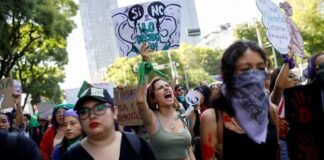 Marcha a favor del aborto en la Ciudad de México