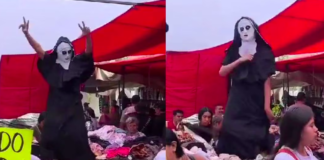 «La Monja» aparece en tianguis de paca en Guadalajara y se viraliza