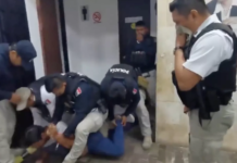 Detienen a 20 tras pelea entre diputados morenistas en Congreso de Campeche