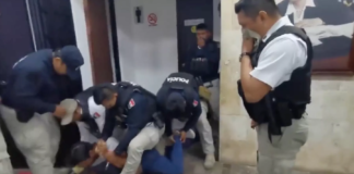 Detienen a 20 tras pelea entre diputados morenistas en Congreso de Campeche