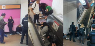 «Fallo» en escaleras eléctricas del Metro en Polanco deja varios heridos