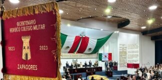 Honra Congreso de Hidalgo con Letras de Oro al Heroico Colegio Militar