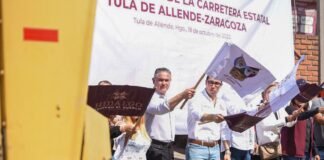 Arranca reencarpetamiento del tramo Tula – Zaragoza Se destina una inversión cercana a los 30 millones de pesos para esta obra que beneficiara a más de 7 mil habitantes.