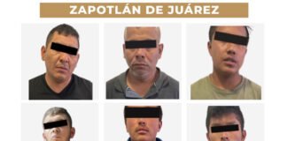 Detienen a banda de desvalijadores en Zapotlán de Juárez
