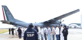 Trasladan a 46 reos de Hidalgo a Centros Federales de Readaptación en el país