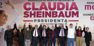 Sheinbaum presenta a su equipo de precampaña rumbo a la presidencia