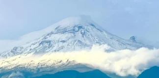 Prevén caída de nieve en el Cofre de Perote y Pico de Orizaba